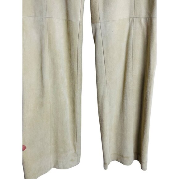 Carlisle women’s 90s suede pants small sand 26 waist - Picture 5 of 11